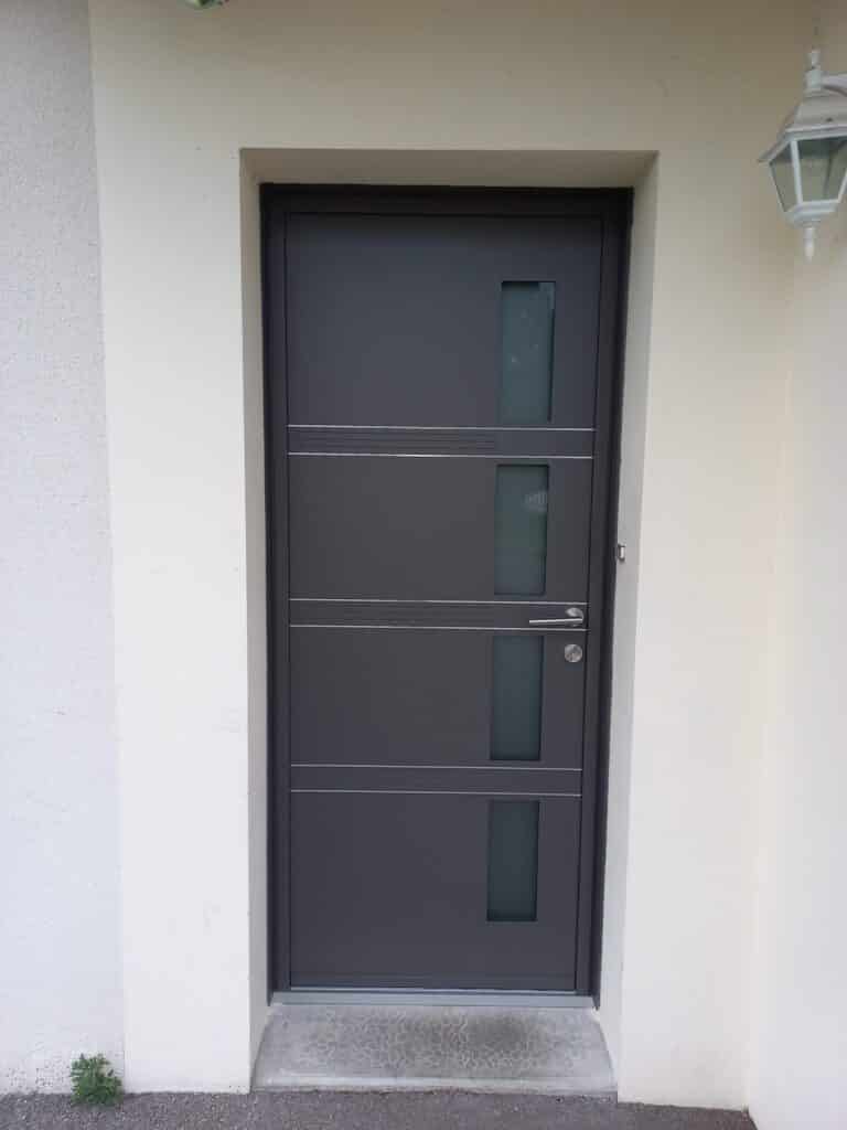 Porte aluminium Quadrige