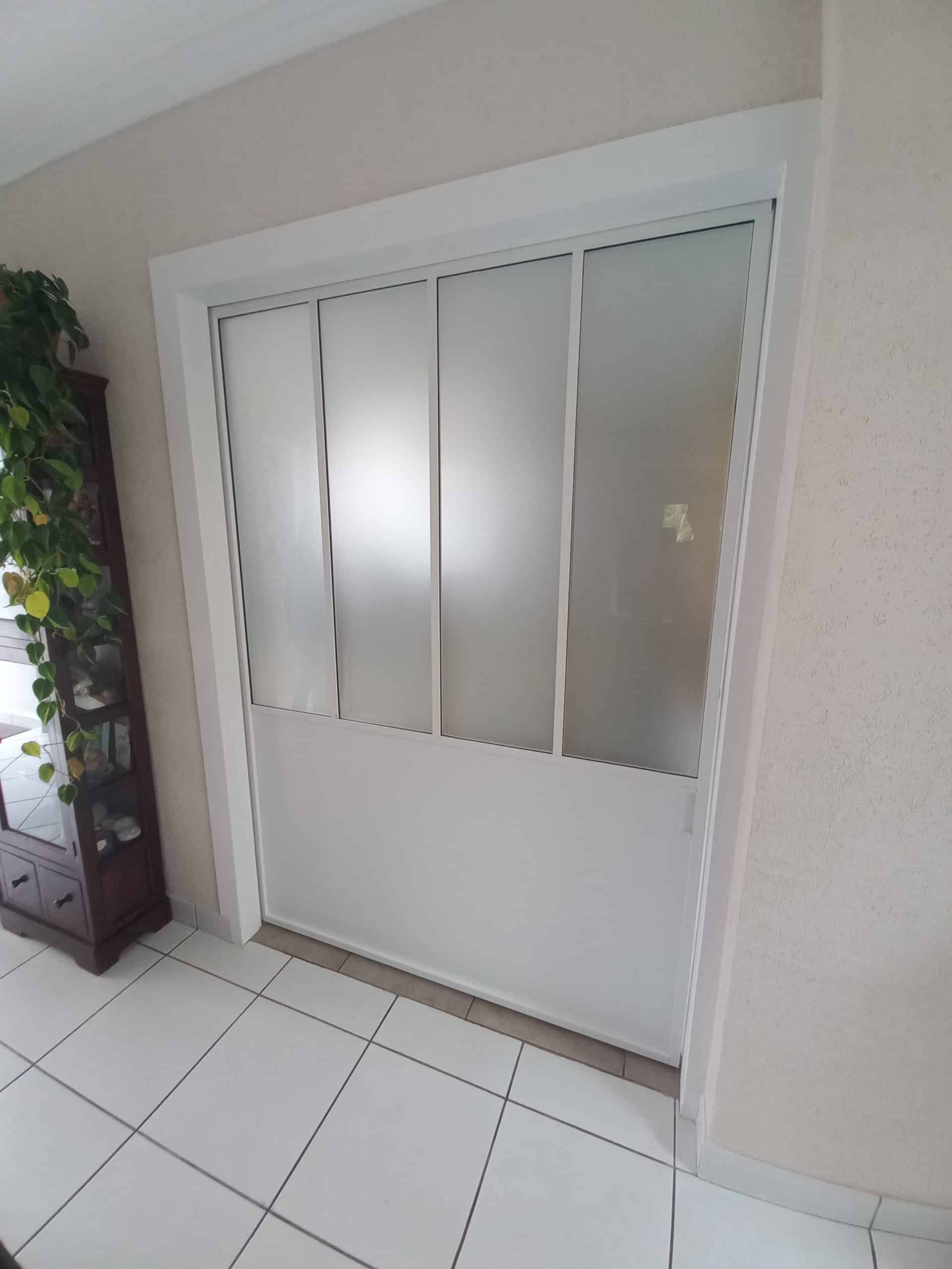 Porte type verrière coulissante aluminium_close