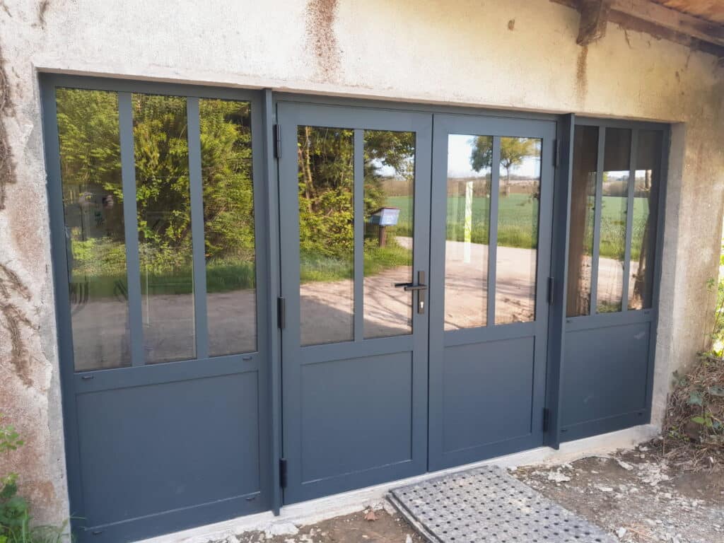 Ensemble aluminium type verriére