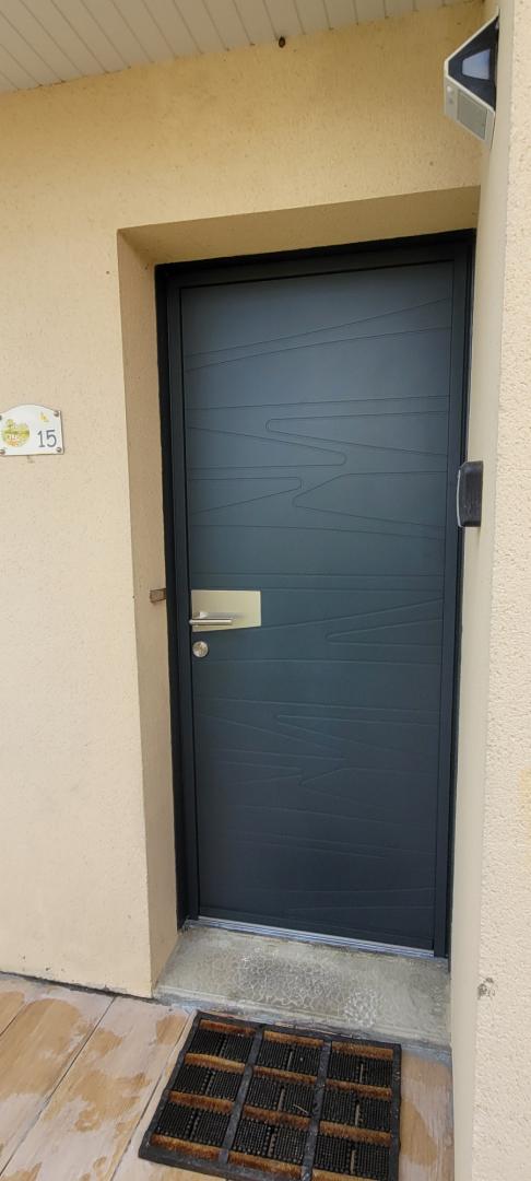Porte d'entrée Aluminium Granit Kline