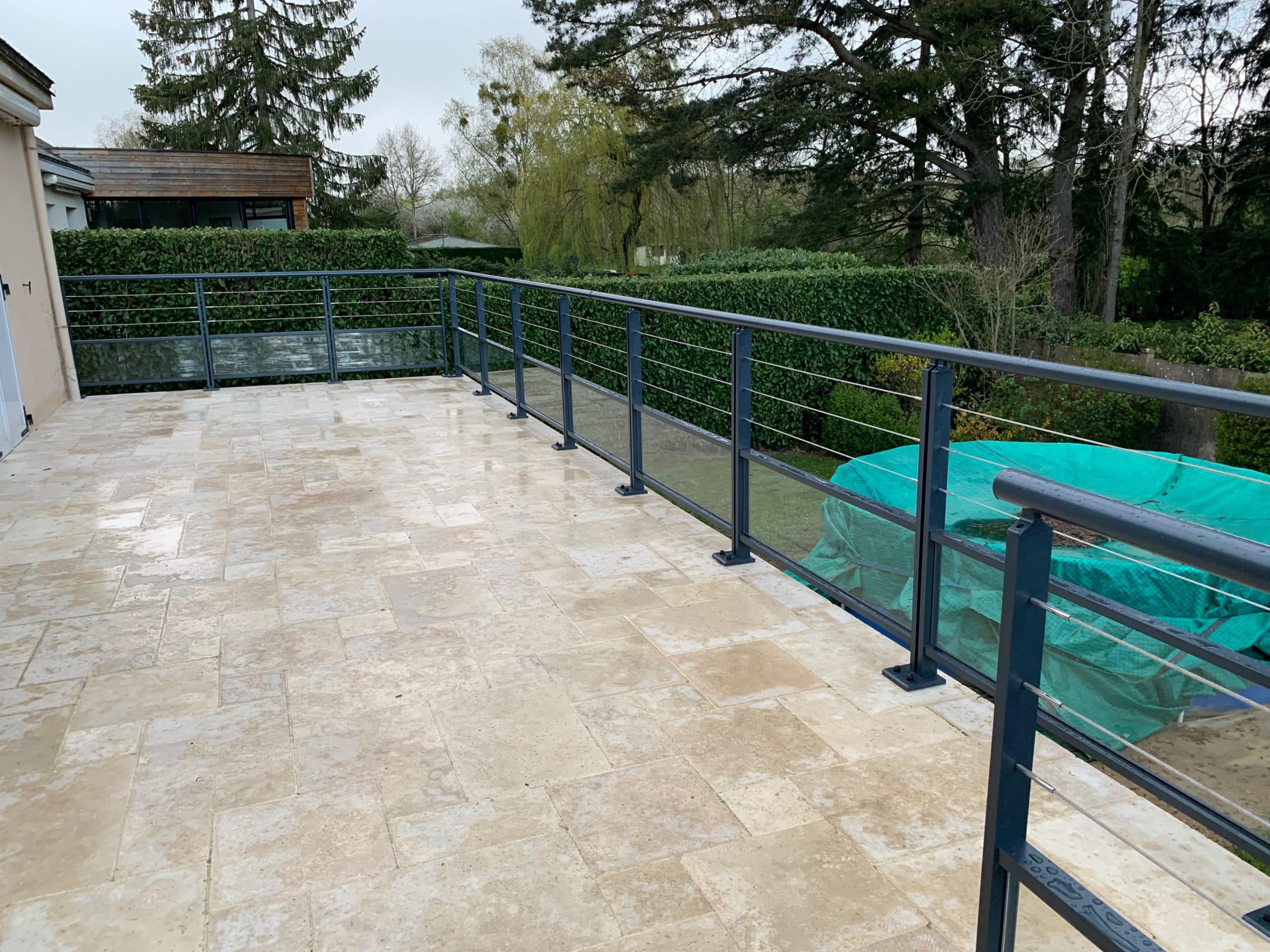 Garde corp alu terrasse