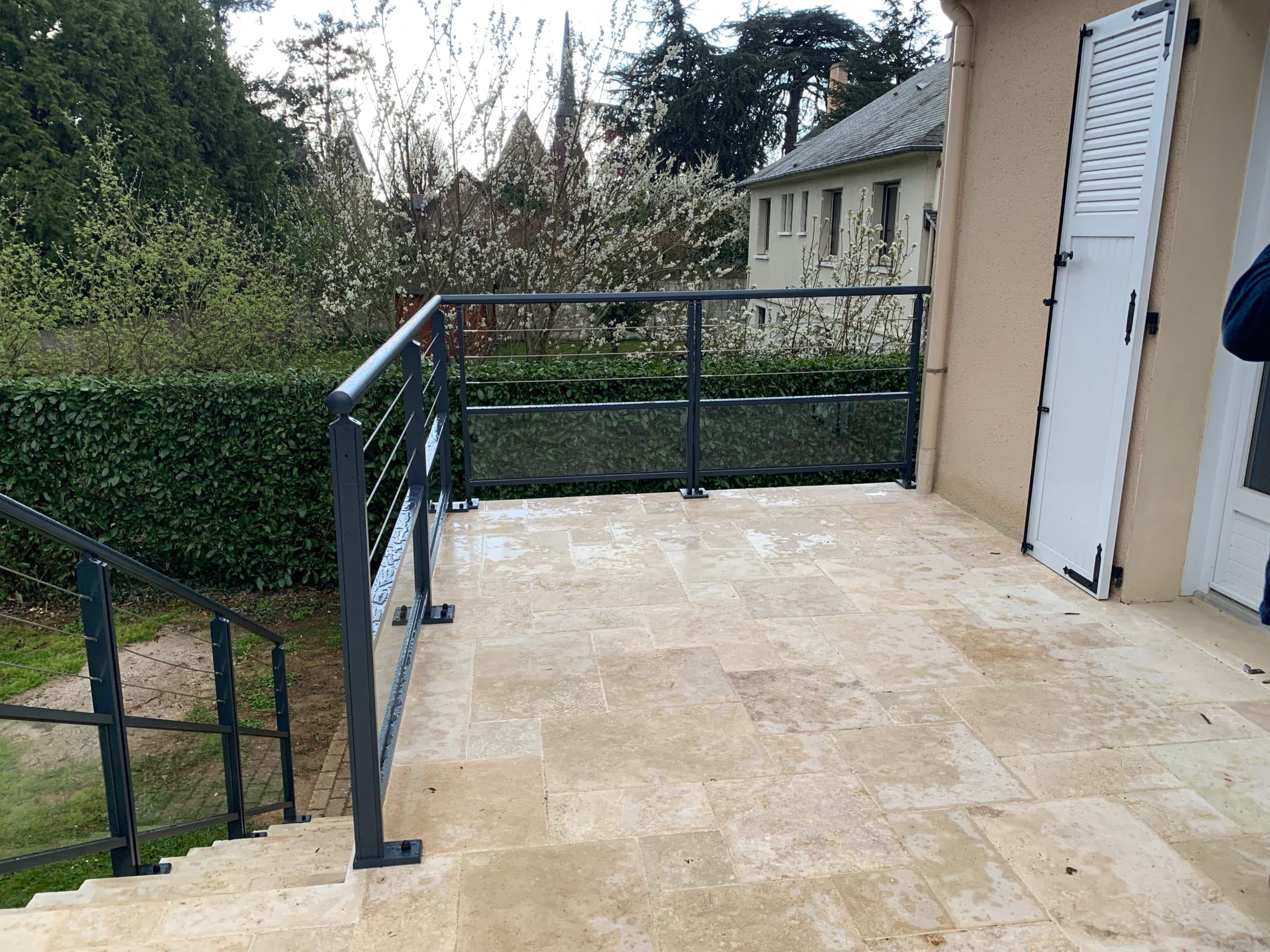 Garde corp alu terrasse