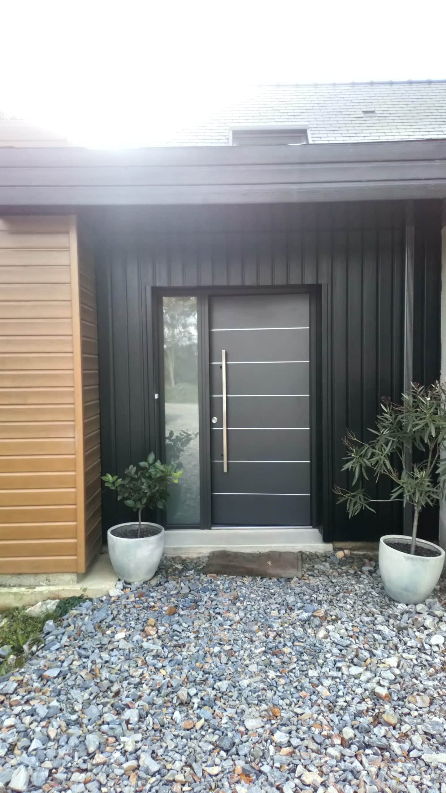 Porte d'entrée en alu Kline à Angers
