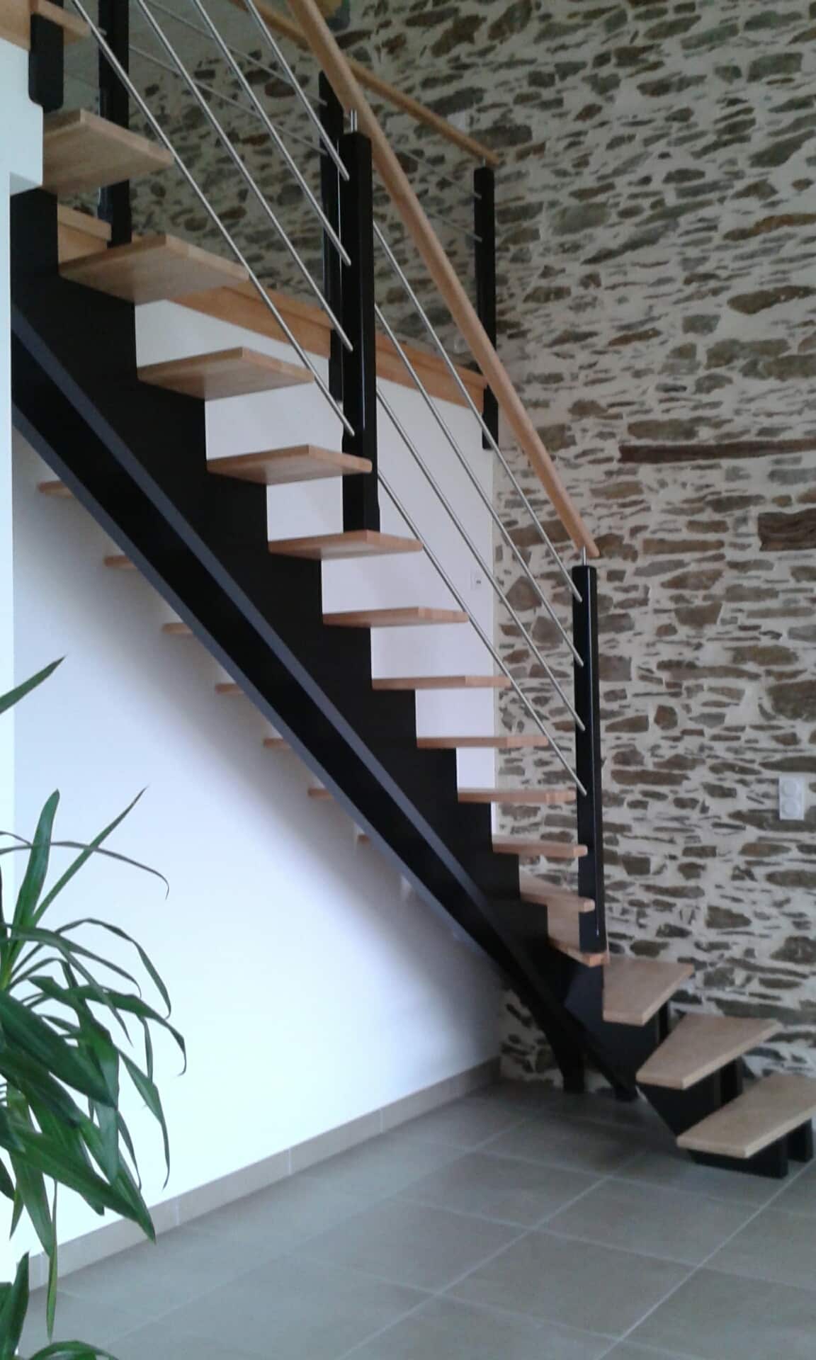 Mise en place d'un escalier ajouré Angers