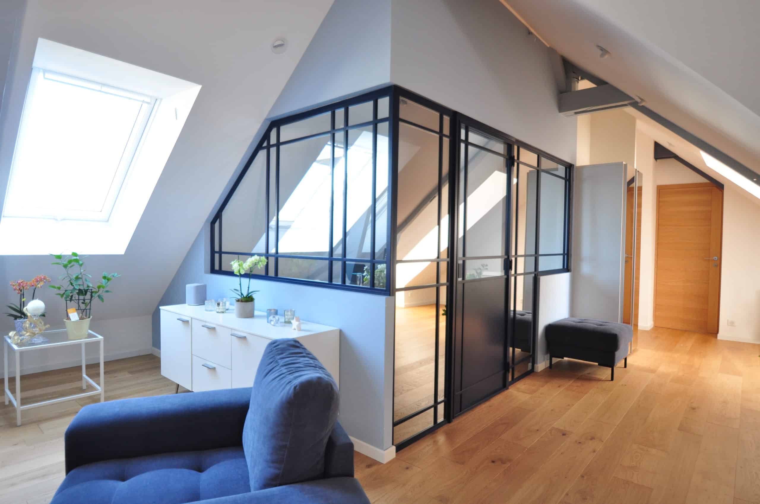 Pose de verrière design à Angers par Les Ateliers Michel